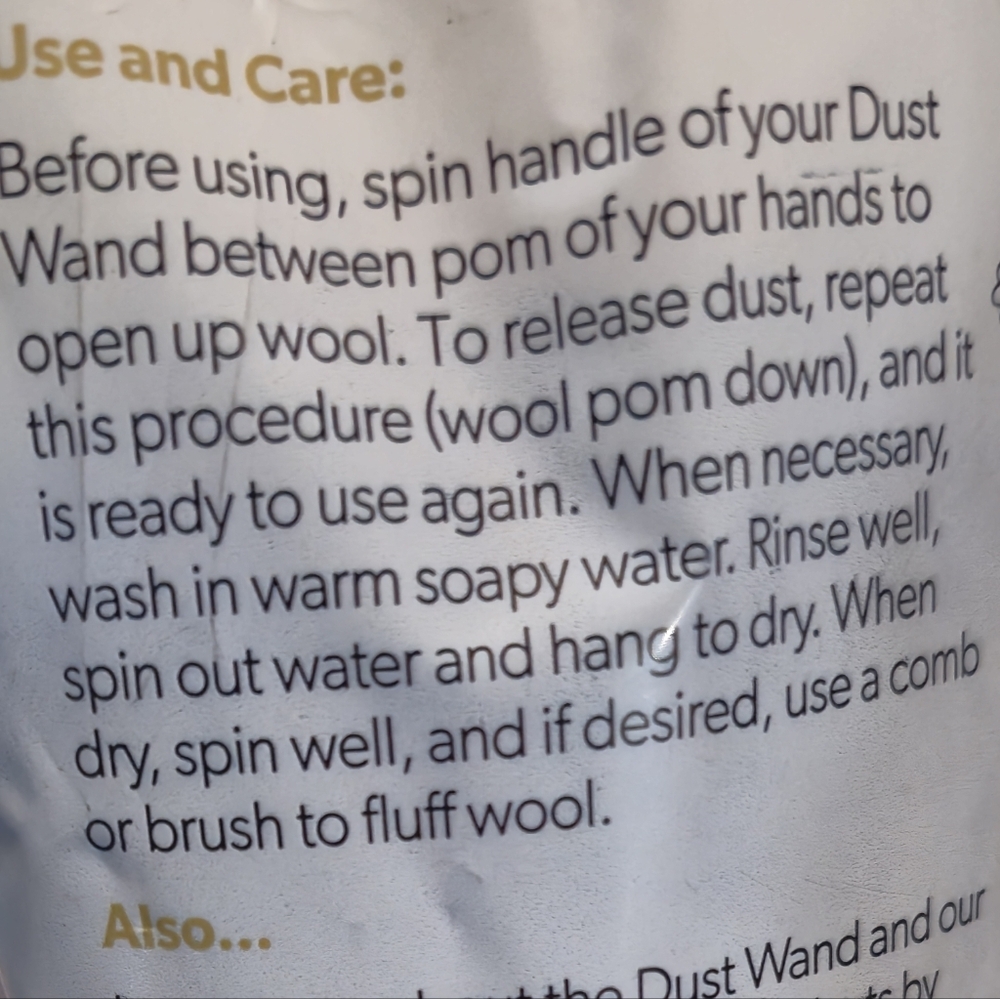 NEW Dust Wand Lambswool Duster - Picture 5 of 6